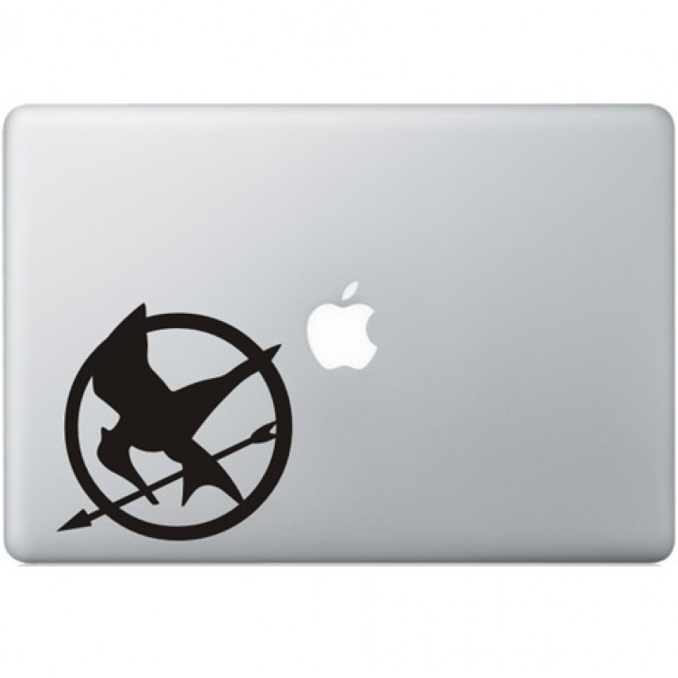 The Hunger Games Macbook Decal Black Decals